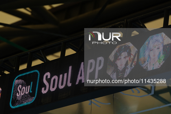 A general view of the Soul APP booth is being seen during the Chinajoy games fair in Shanghai, China, on July 26, 2024. 