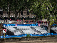 The city centre of Paris is within the no-go zone, hours before the opening ceremony of the Paris 2024 Olympic Games in Paris, France, on Ju...