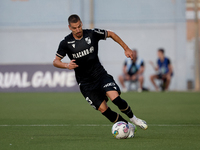 Joao Mendes of Vitoria SC is playing during the UEFA Europa Conference League, Second Qualifying Round, 1st Leg soccer match between Florian...