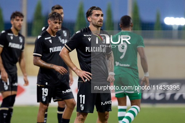 Joao Silva of Vitoria SC is playing during the UEFA Europa Conference League, Second Qualifying Round, 1st Leg soccer match between Floriana...