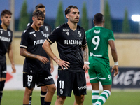 Joao Silva of Vitoria SC is playing during the UEFA Europa Conference League, Second Qualifying Round, 1st Leg soccer match between Floriana...