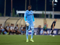 Bruno Varela, goalkeeper and captain of Vitoria SC, is playing during the UEFA Europa Conference League, Second Qualifying Round, 1st Leg so...