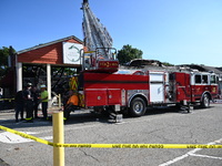 A two-alarm fire is severely damaging Zadies Kosher Bake Shop and a strip mall early Friday morning in Fair Lawn, New Jersey, United States,...