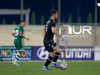 Tomas Handel of Vitoria SC is playing during the UEFA Europa Conference League, Second Qualifying Round, 1st Leg soccer match between Floria...