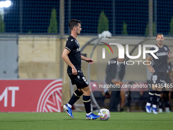 Tomas Handel of Vitoria SC is playing during the UEFA Europa Conference League, Second Qualifying Round, 1st Leg soccer match between Floria...