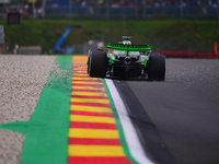 Valtteri Bottas of Stake F1 Team is driving his single-seater after the free practice of the Belgian GP, the 14th race of the Formula 1 Worl...