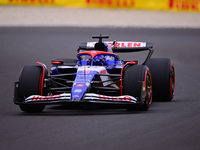 Daniel Ricciardo of Visa Cash-Up Racing Bulls is driving his single-seater after the free practice of the Belgian GP, the 14th race of the F...