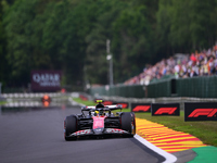 Pierre Gasly of Alpine F1 Team is driving his single-seater after the free practice of the Belgian GP, the 14th race of the Formula 1 World...