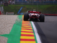 Pierre Gasly of Alpine F1 Team is driving his single-seater after the free practice of the Belgian GP, the 14th race of the Formula 1 World...