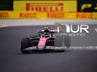 Pierre Gasly of Alpine F1 Team is driving his single-seater after the free practice of the Belgian GP, the 14th race of the Formula 1 World...