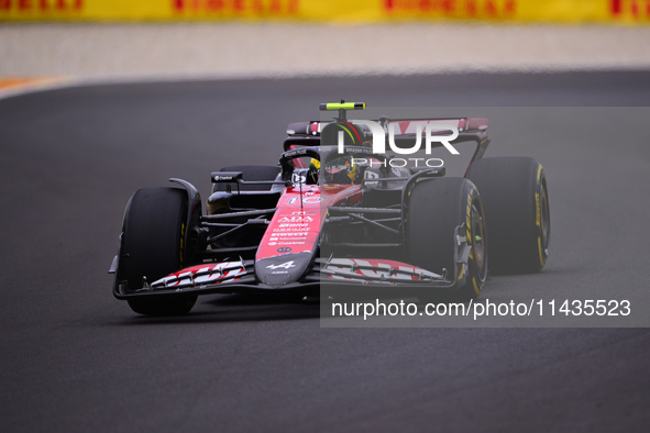 Pierre Gasly of Alpine F1 Team is driving his single-seater after the free practice of the Belgian GP, the 14th race of the Formula 1 World...