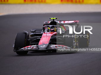 Pierre Gasly of Alpine F1 Team is driving his single-seater after the free practice of the Belgian GP, the 14th race of the Formula 1 World...