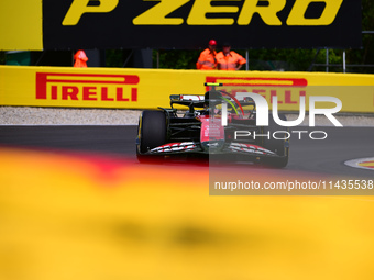 Pierre Gasly of Alpine F1 Team is driving his single-seater after the free practice of the Belgian GP, the 14th race of the Formula 1 World...