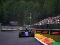 Alexander Albon of Williams F1 Team is driving his single-seater after the free practice of the Belgian GP, the 14th race of the Formula 1 W...