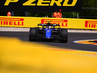 Logan Sergeant of Williams Racing is driving his single-seater after the free practice of the Belgian GP, the 14th race of the Formula 1 Wor...