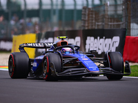 Logan Sergeant of Williams Racing is driving his single-seater after the free practice of the Belgian GP, the 14th race of the Formula 1 Wor...