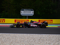 Pierre Gasly of Alpine F1 Team is driving his single-seater after the free practice of the Belgian GP, the 14th race of the Formula 1 World...