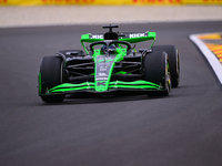 Valtteri Bottas of Stake F1 Team is driving his single-seater after the free practice of the Belgian GP, the 14th race of the Formula 1 Worl...