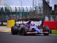 Daniel Ricciardo of Visa Cash-Up Racing Bulls is driving his single-seater after the free practice of the Belgian GP, the 14th race of the F...