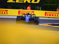 Logan Sergeant of Williams Racing is driving his single-seater after the free practice of the Belgian GP, the 14th race of the Formula 1 Wor...