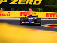 Yuki Tsunoda of Visa Cash-Up Racing Bulls is driving his single-seater after the free practice of the Belgian GP, the 14th race of the Formu...