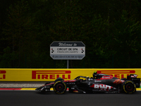 Pierre Gasly of Alpine F1 Team is driving his single-seater after the free practice of the Belgian GP, the 14th race of the Formula 1 World...