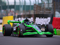 Valtteri Bottas of Stake F1 Team is driving his single-seater after the free practice of the Belgian GP, the 14th race of the Formula 1 Worl...