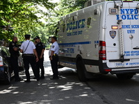 Two women are being shot in a possible murder-suicide near Gracie Mansion in Manhattan, New York, United States, on July 26, 2024. One woman...