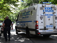 Two Women Shot In A Possible Murder-suicide Near Gracie Mansion In Manhattan, New York, United States On July 26, 2024. One Woman Was Pronou...