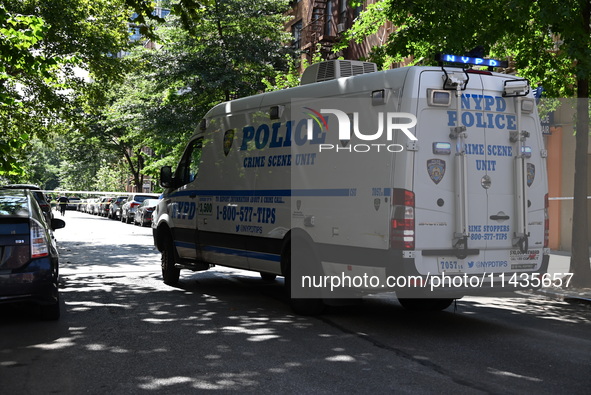 Two Women Shot In A Possible Murder-suicide Near Gracie Mansion In Manhattan, New York, United States On July 26, 2024. One Woman Was Pronou...