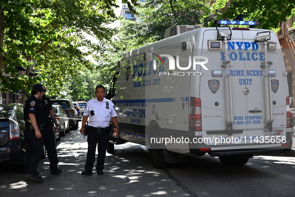 Two Women Shot In A Possible Murder-suicide Near Gracie Mansion In Manhattan, New York, United States On July 26, 2024. One Woman Was Pronou...