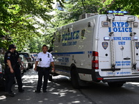 Two Women Shot In A Possible Murder-suicide Near Gracie Mansion In Manhattan, New York, United States On July 26, 2024. One Woman Was Pronou...