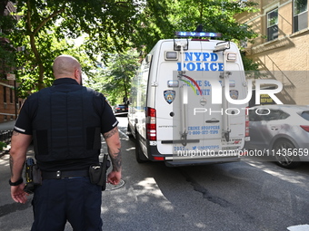 Two Women Shot In A Possible Murder-suicide Near Gracie Mansion In Manhattan, New York, United States On July 26, 2024. One Woman Was Pronou...