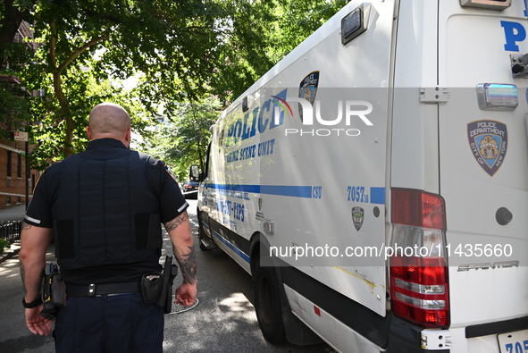 Two Women Shot In A Possible Murder-suicide Near Gracie Mansion In Manhattan, New York, United States On July 26, 2024. One Woman Was Pronou...