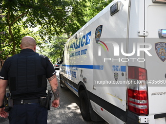 Two Women Shot In A Possible Murder-suicide Near Gracie Mansion In Manhattan, New York, United States On July 26, 2024. One Woman Was Pronou...