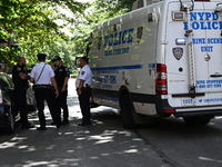 Two Women Shot In A Possible Murder-suicide Near Gracie Mansion In Manhattan, New York, United States On July 26, 2024. One Woman Was Pronou...