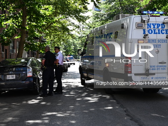 Two Women Shot In A Possible Murder-suicide Near Gracie Mansion In Manhattan, New York, United States On July 26, 2024. One Woman Was Pronou...