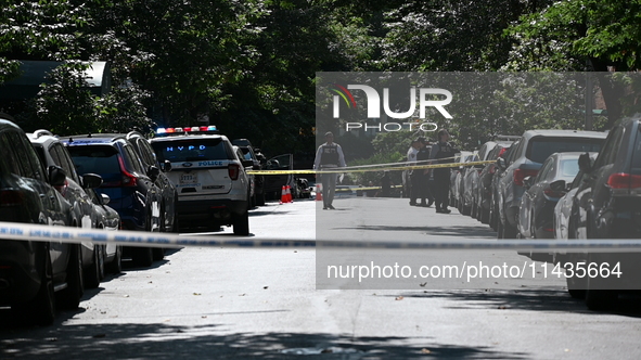 Two Women Shot In A Possible Murder-suicide Near Gracie Mansion In Manhattan, New York, United States On July 26, 2024. One Woman Was Pronou...