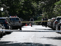 Two Women Shot In A Possible Murder-suicide Near Gracie Mansion In Manhattan, New York, United States On July 26, 2024. One Woman Was Pronou...