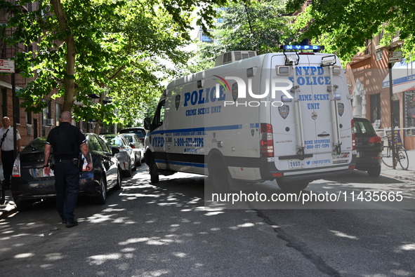 Two Women Shot In A Possible Murder-suicide Near Gracie Mansion In Manhattan, New York, United States On July 26, 2024. One Woman Was Pronou...