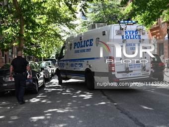 Two Women Shot In A Possible Murder-suicide Near Gracie Mansion In Manhattan, New York, United States On July 26, 2024. One Woman Was Pronou...