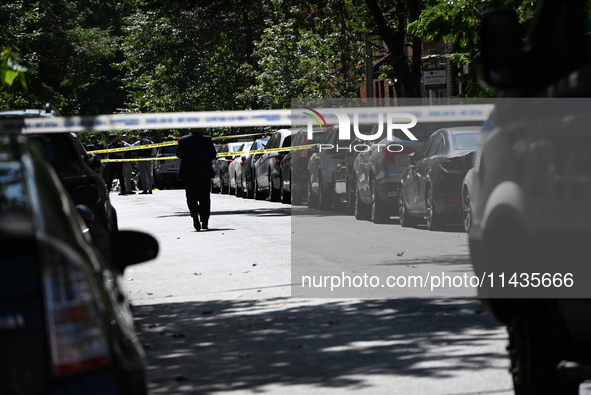 Two Women Shot In A Possible Murder-suicide Near Gracie Mansion In Manhattan, New York, United States On July 26, 2024. One Woman Was Pronou...