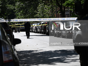 Two Women Shot In A Possible Murder-suicide Near Gracie Mansion In Manhattan, New York, United States On July 26, 2024. One Woman Was Pronou...