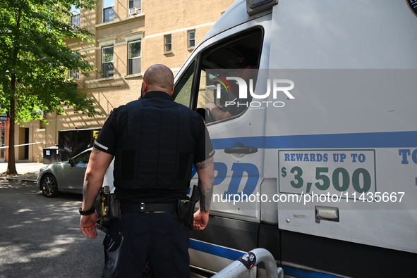 Two Women Shot In A Possible Murder-suicide Near Gracie Mansion In Manhattan, New York, United States On July 26, 2024. One Woman Was Pronou...