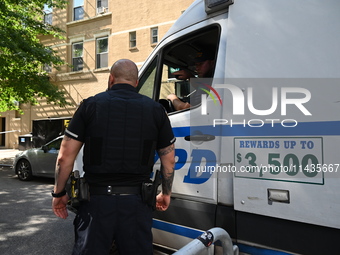 Two Women Shot In A Possible Murder-suicide Near Gracie Mansion In Manhattan, New York, United States On July 26, 2024. One Woman Was Pronou...