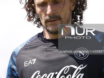 Mario Rui of Napoli is participating in day 2 of the preseason training camp of SSC Napoli at Stadio Patini in Castel di Sangro, Italy, on J...