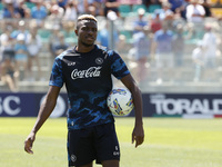 Victor Osimhen of Napoli is participating in day 2 of the preseason training camp of SSC Napoli at Stadio Patini in Castel di Sangro, Italy,...