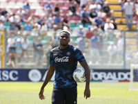 Victor Osimhen of Napoli is participating in day 2 of the preseason training camp of SSC Napoli at Stadio Patini in Castel di Sangro, Italy,...