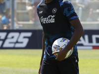 Victor Osimhen of Napoli is participating in day 2 of the preseason training camp of SSC Napoli at Stadio Patini in Castel di Sangro, Italy,...