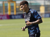 Giovanni Di Lorenzo of Napoli is participating in day 2 of the preseason training camp of SSC Napoli at Stadio Patini in Castel di Sangro, I...